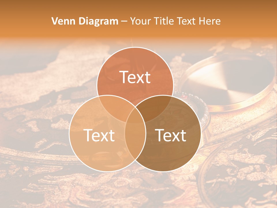 Antique Maps And Compass PowerPoint Template