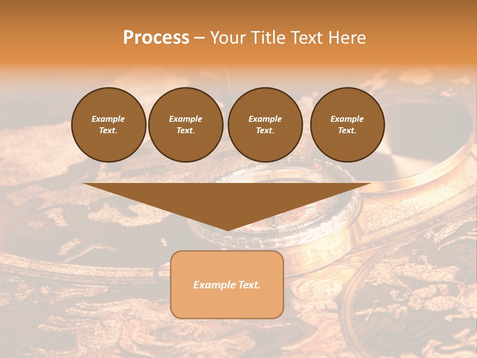 Antique Maps And Compass PowerPoint Template
