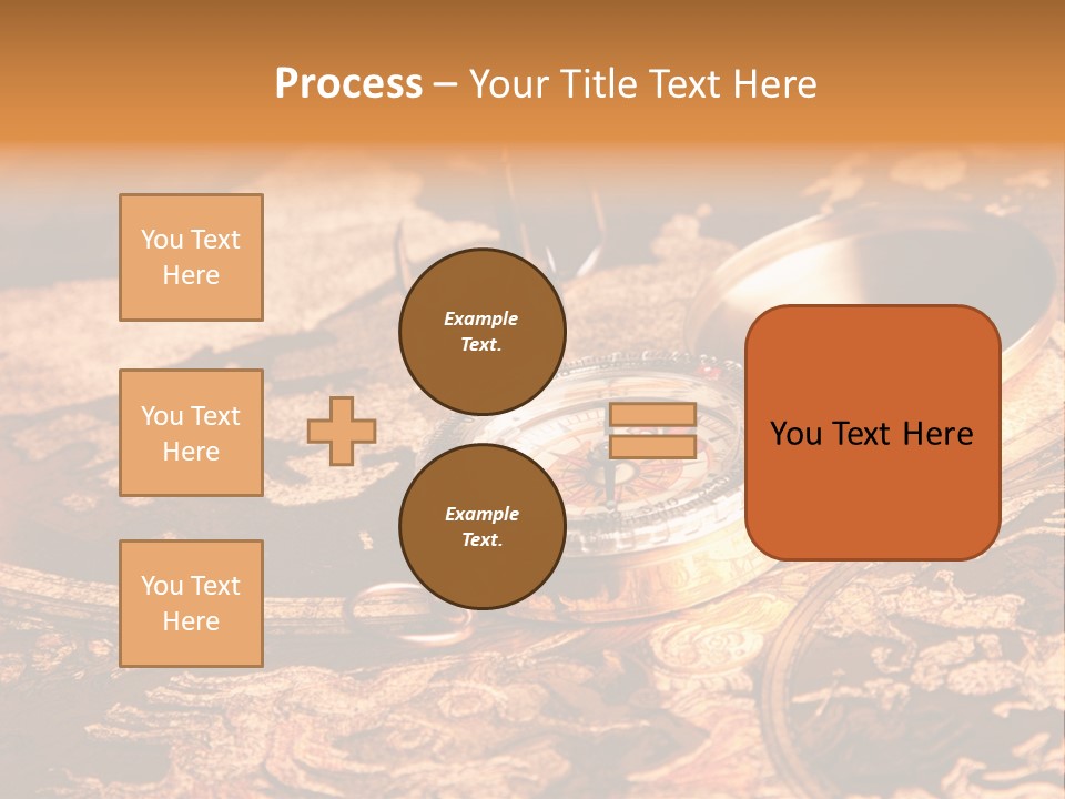 Antique Maps And Compass PowerPoint Template