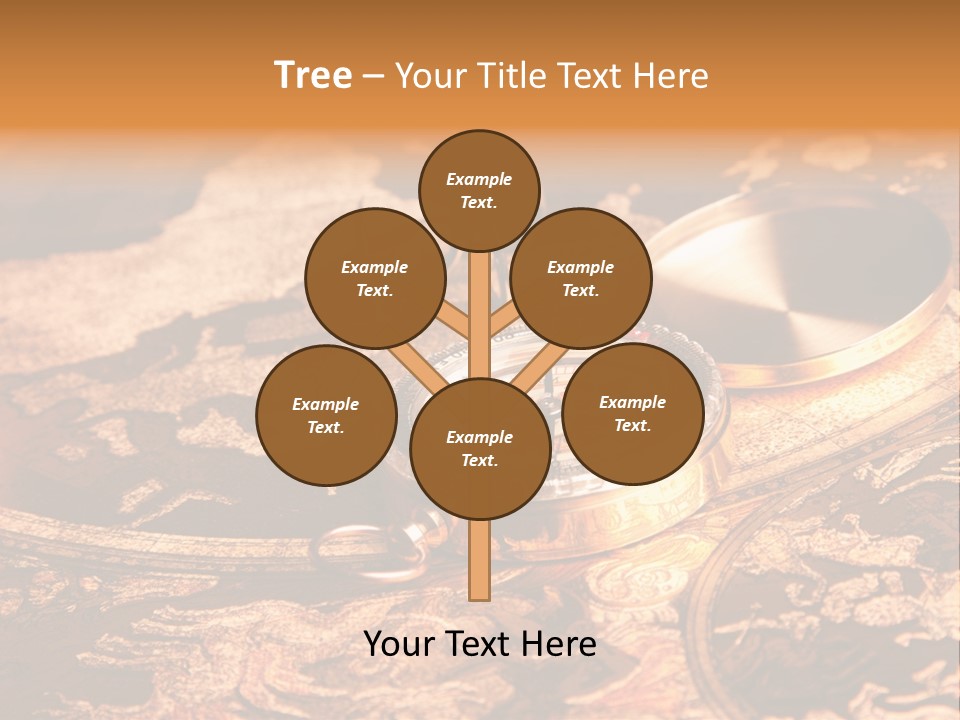 Antique Maps And Compass PowerPoint Template