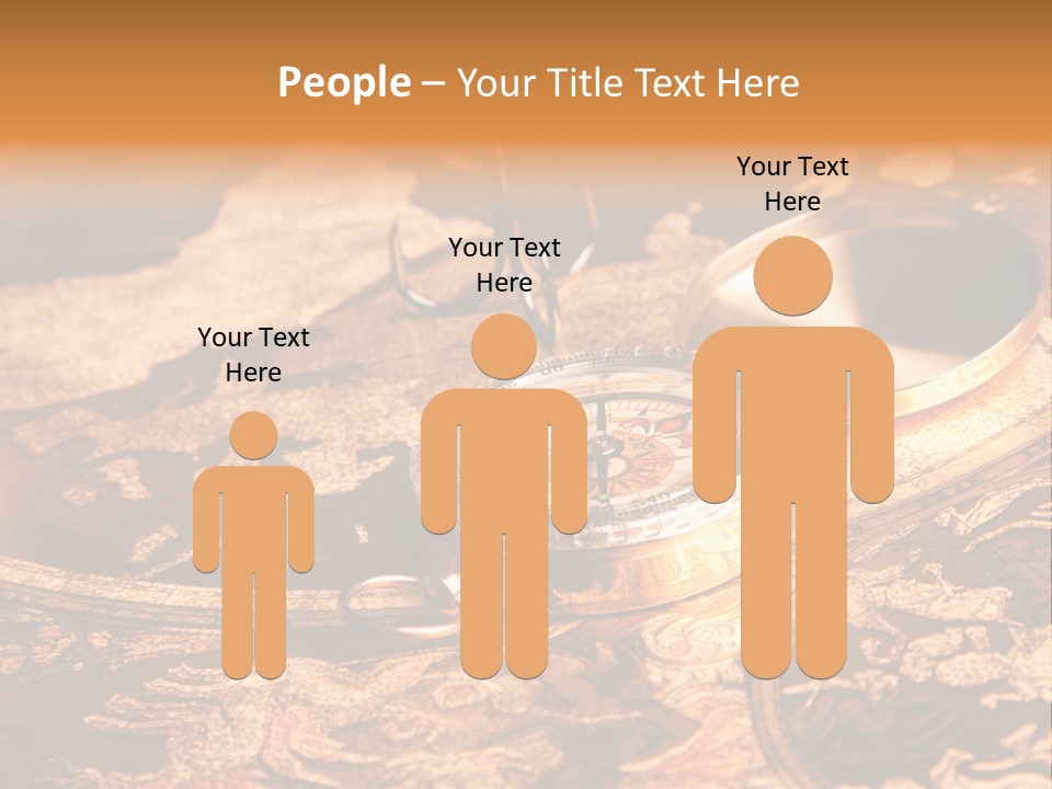 Antique Maps And Compass PowerPoint Template