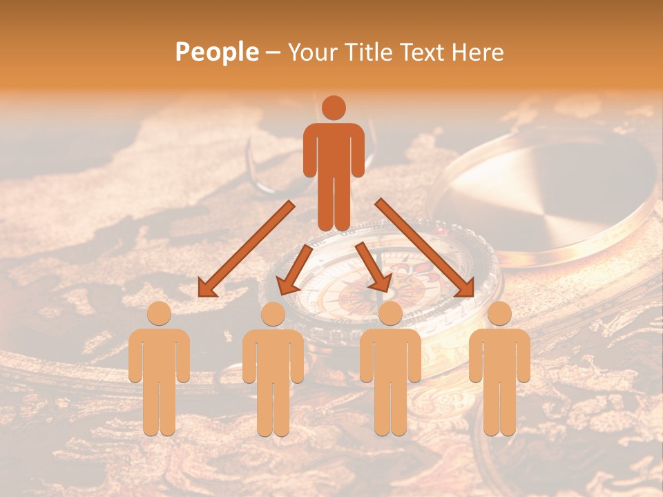 Antique Maps And Compass PowerPoint Template