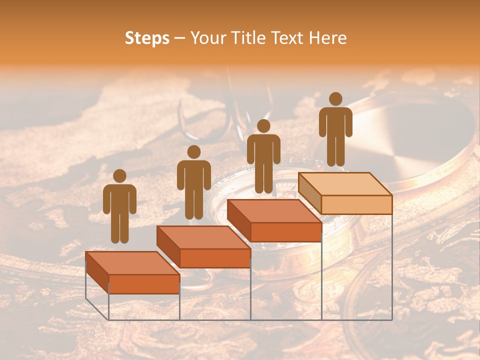 Antique Maps And Compass PowerPoint Template