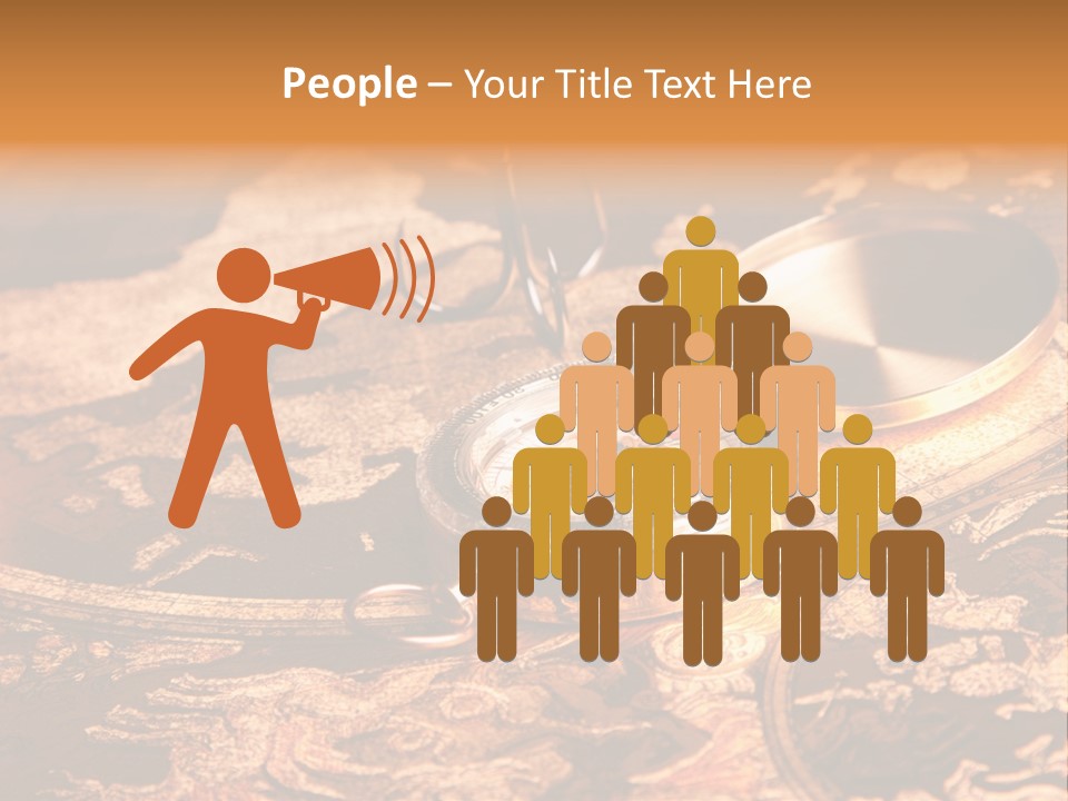 Antique Maps And Compass PowerPoint Template