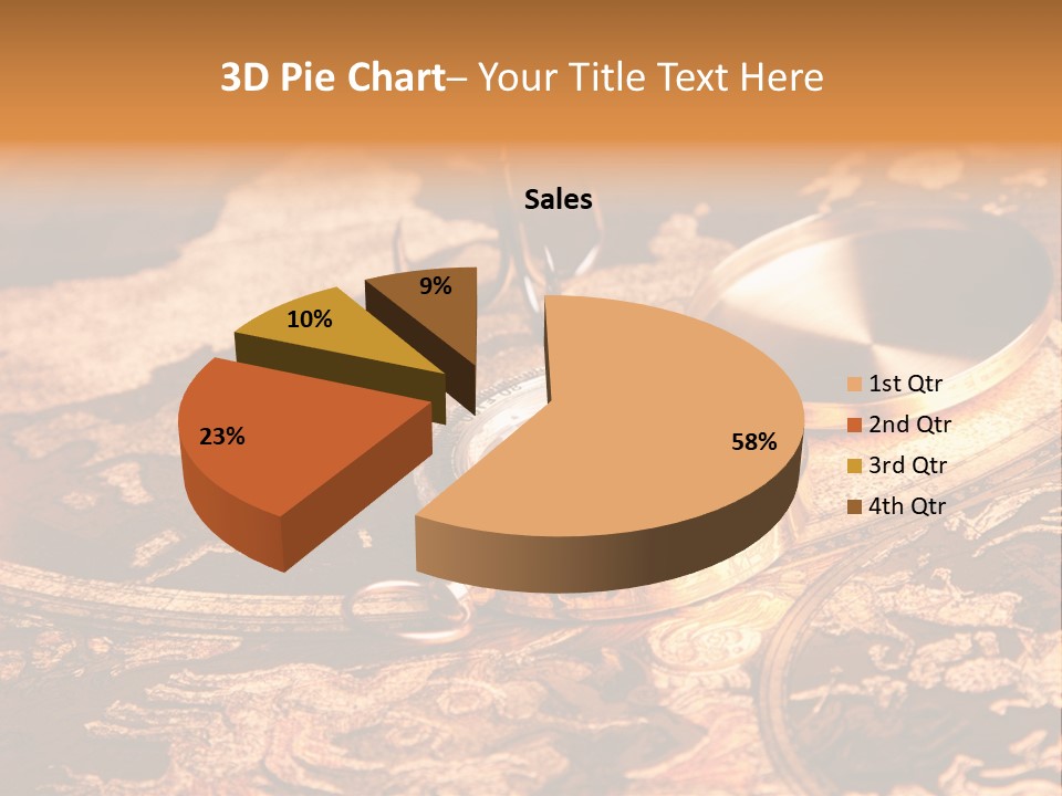 Antique Maps And Compass PowerPoint Template