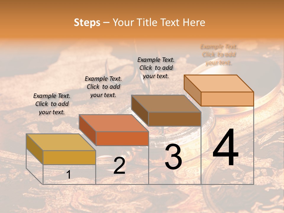 Antique Maps And Compass PowerPoint Template