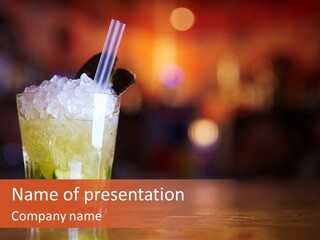 Cocktails PowerPoint Template