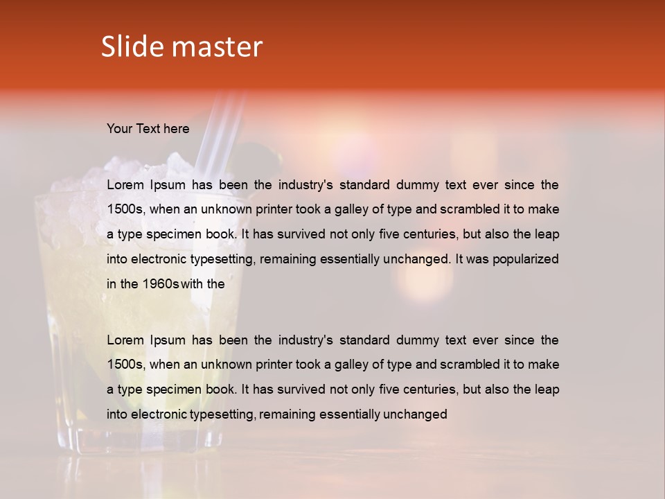 Cocktails PowerPoint Template