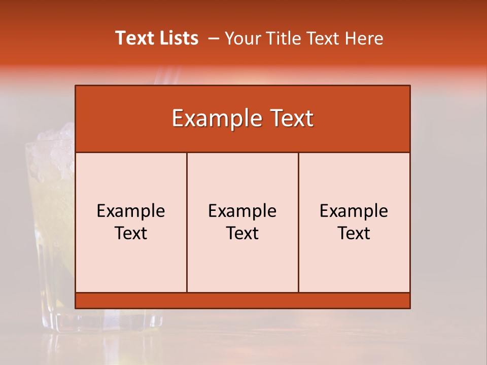 Cocktails PowerPoint Template