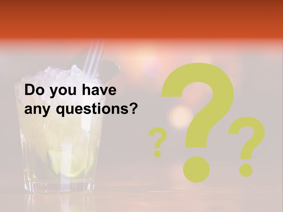 Cocktails PowerPoint Template