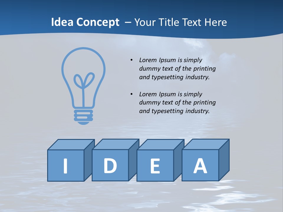 Serenity (Sleep Music) PowerPoint Template