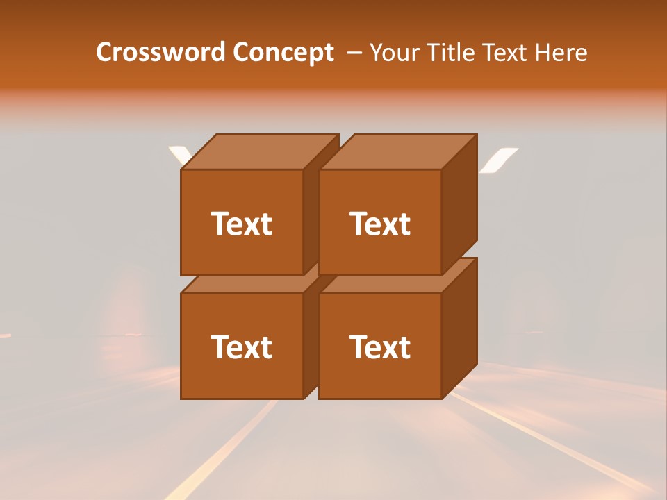 Blur Road Automobile PowerPoint Template