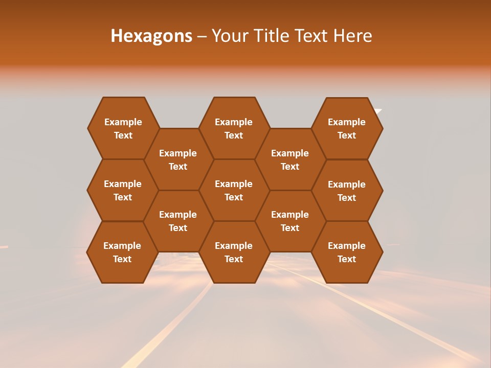 Blur Road Automobile PowerPoint Template