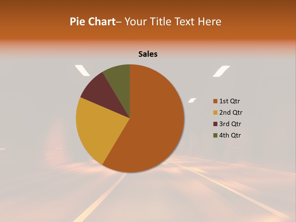 Blur Road Automobile PowerPoint Template