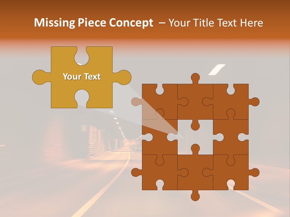 Blur Road Automobile PowerPoint Template
