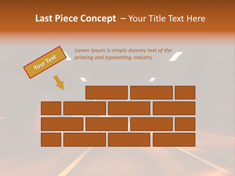 Blur Road Automobile PowerPoint Template
