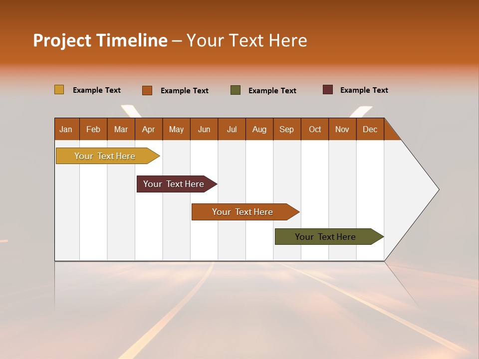 Blur Road Automobile PowerPoint Template