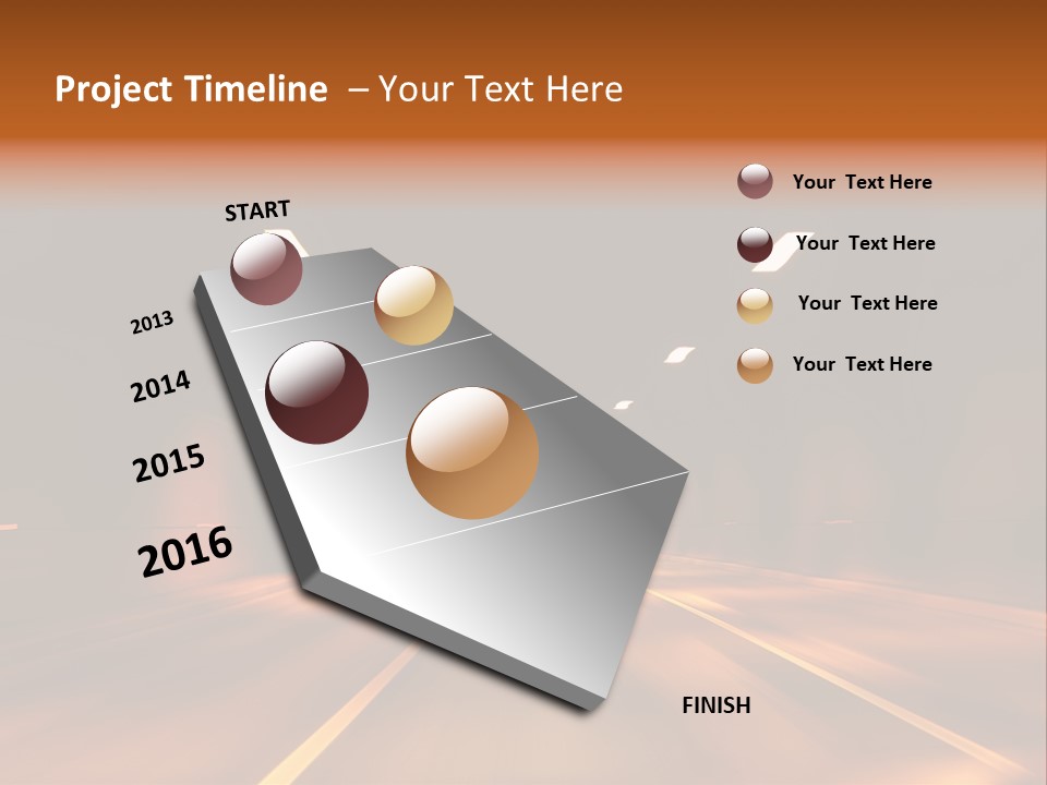 Blur Road Automobile PowerPoint Template