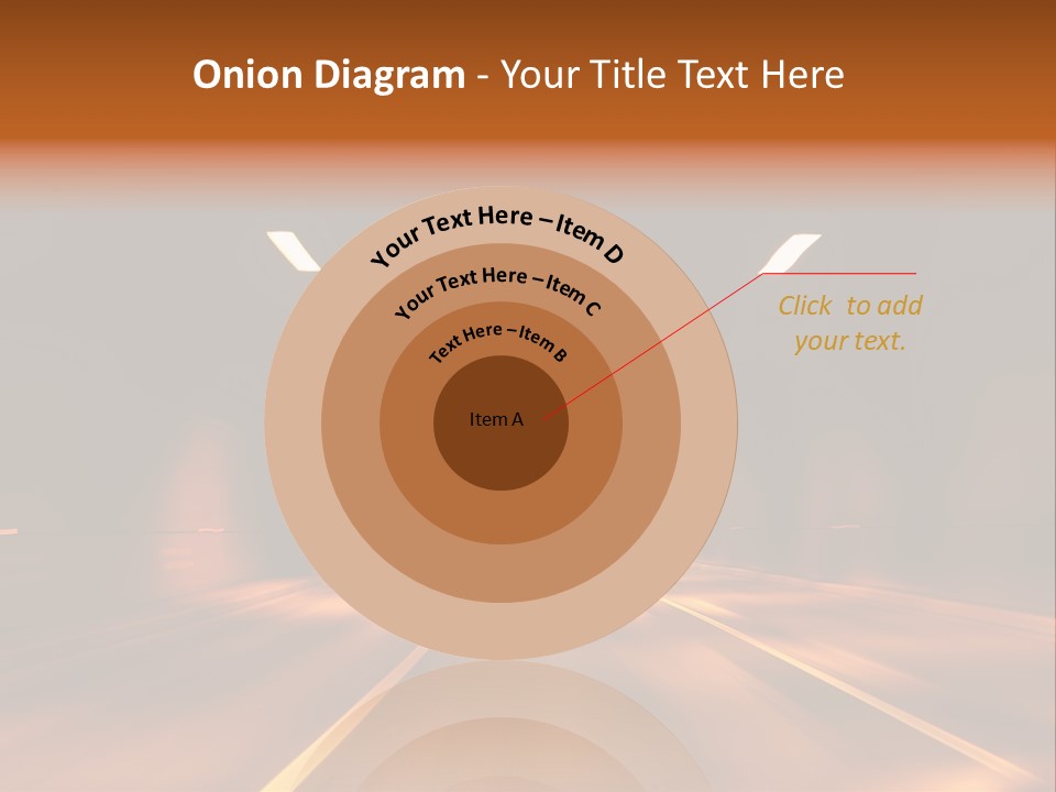 Blur Road Automobile PowerPoint Template