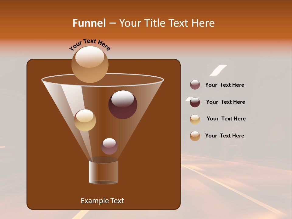 Blur Road Automobile PowerPoint Template