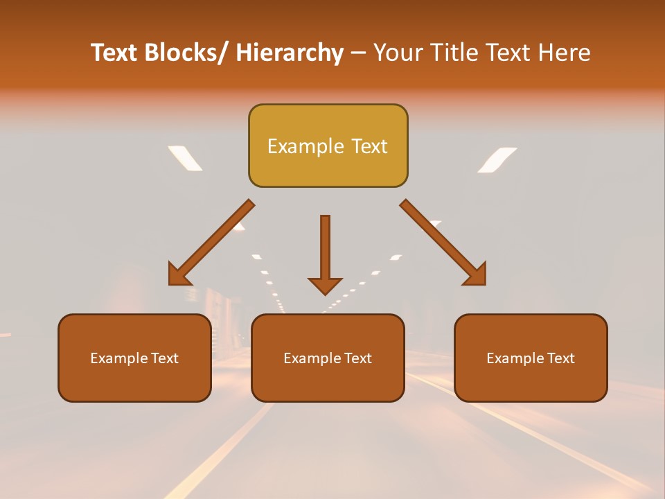 Blur Road Automobile PowerPoint Template