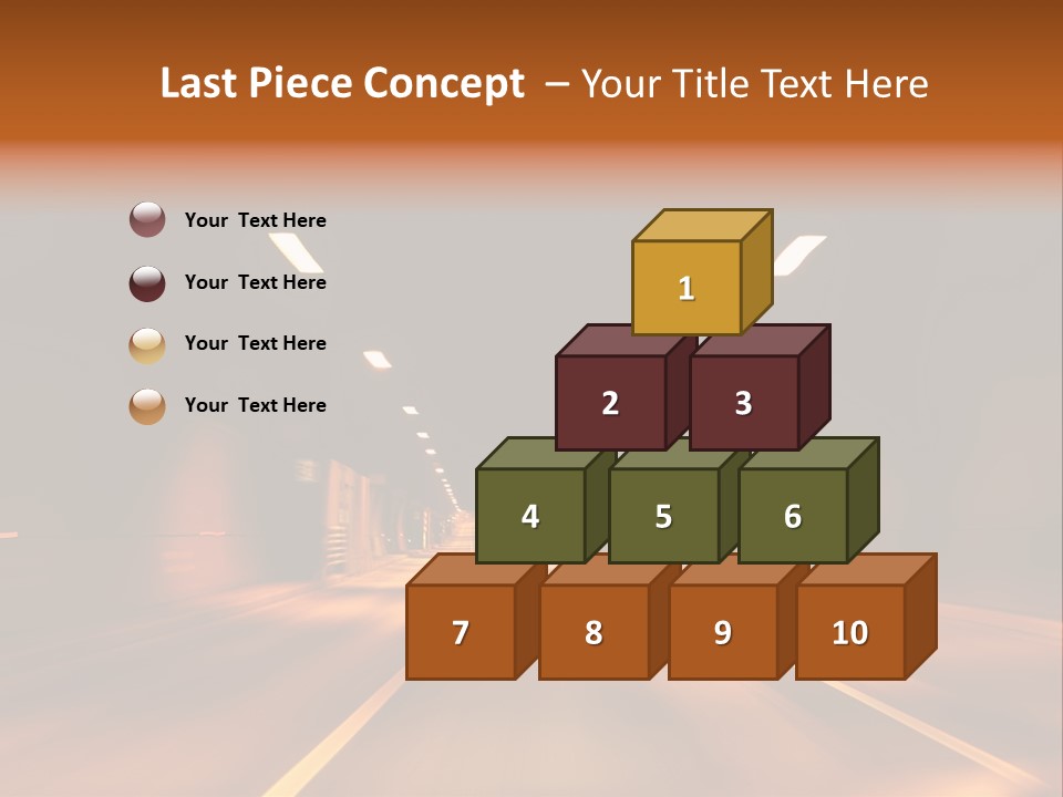 Blur Road Automobile PowerPoint Template