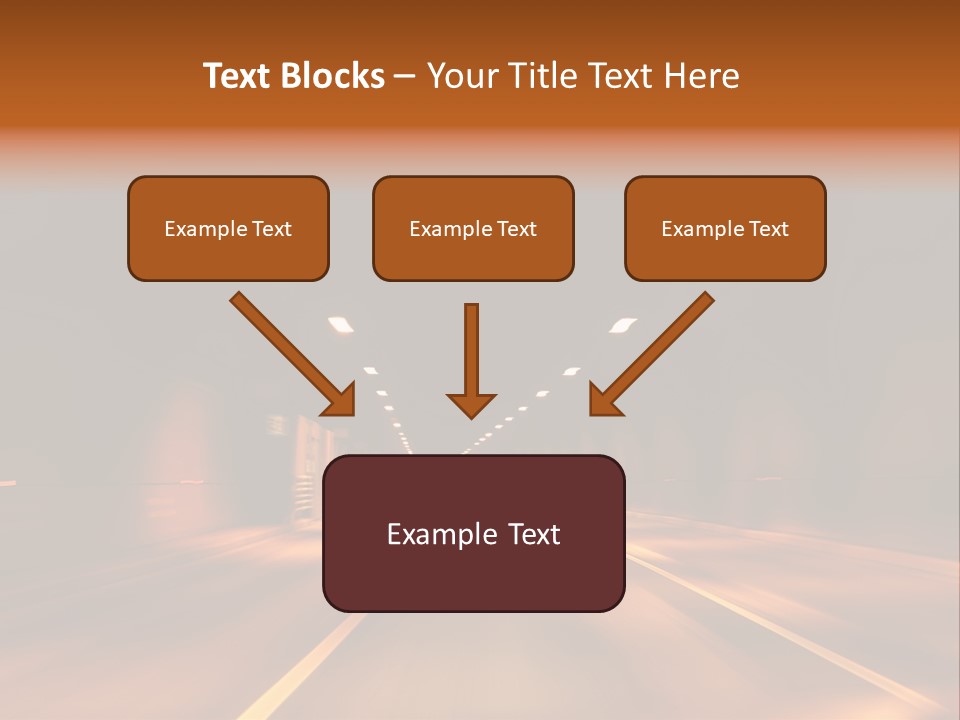 Blur Road Automobile PowerPoint Template