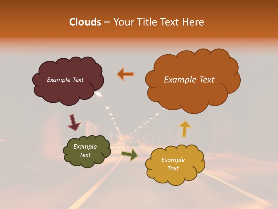 Blur Road Automobile PowerPoint Template