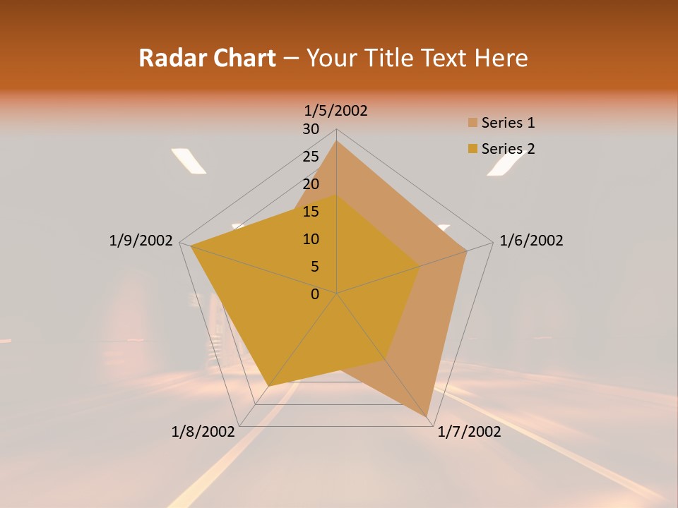 Blur Road Automobile PowerPoint Template