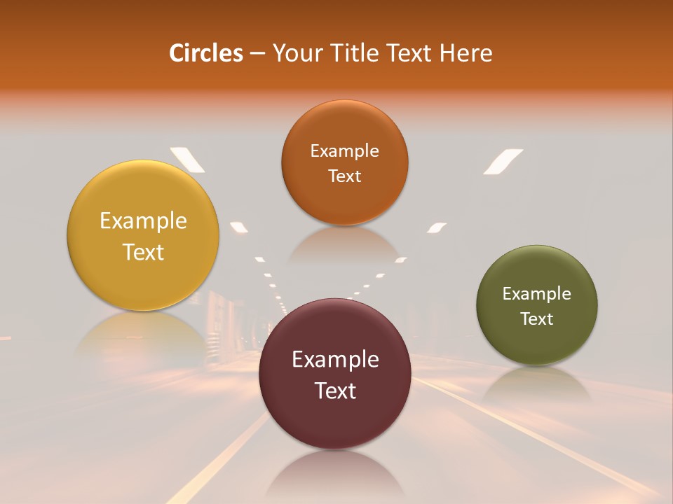 Blur Road Automobile PowerPoint Template