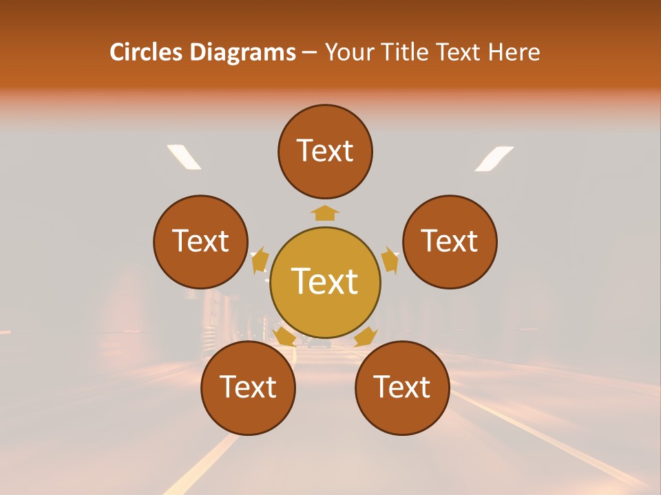 Blur Road Automobile PowerPoint Template