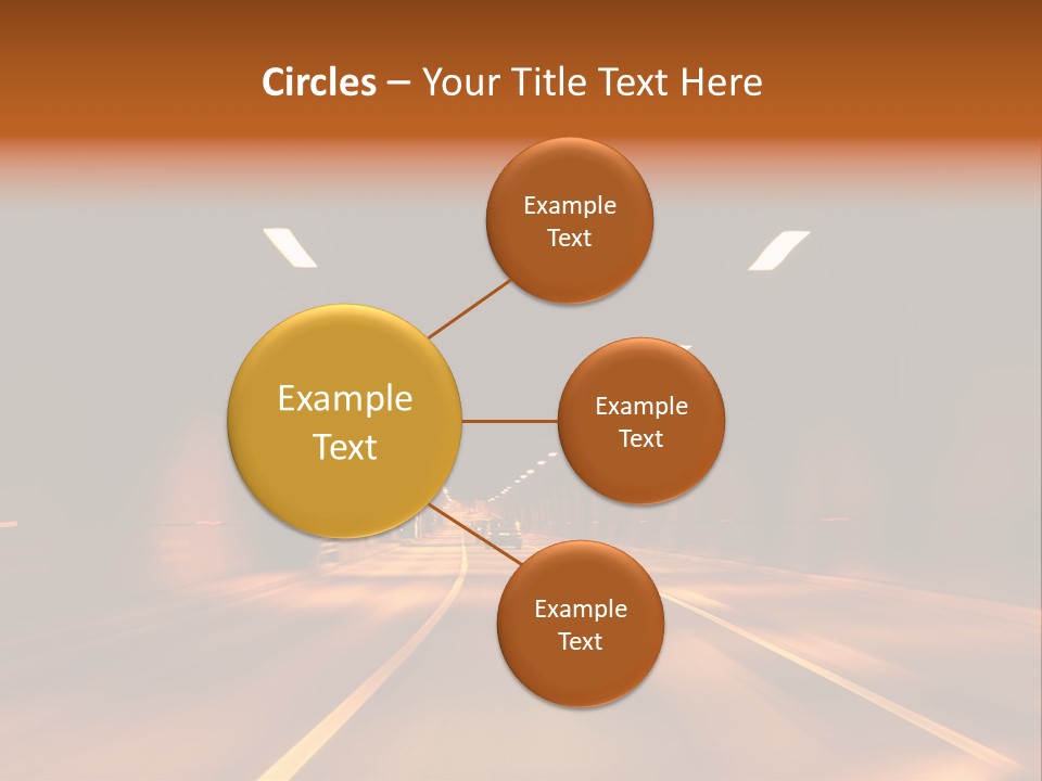 Blur Road Automobile PowerPoint Template