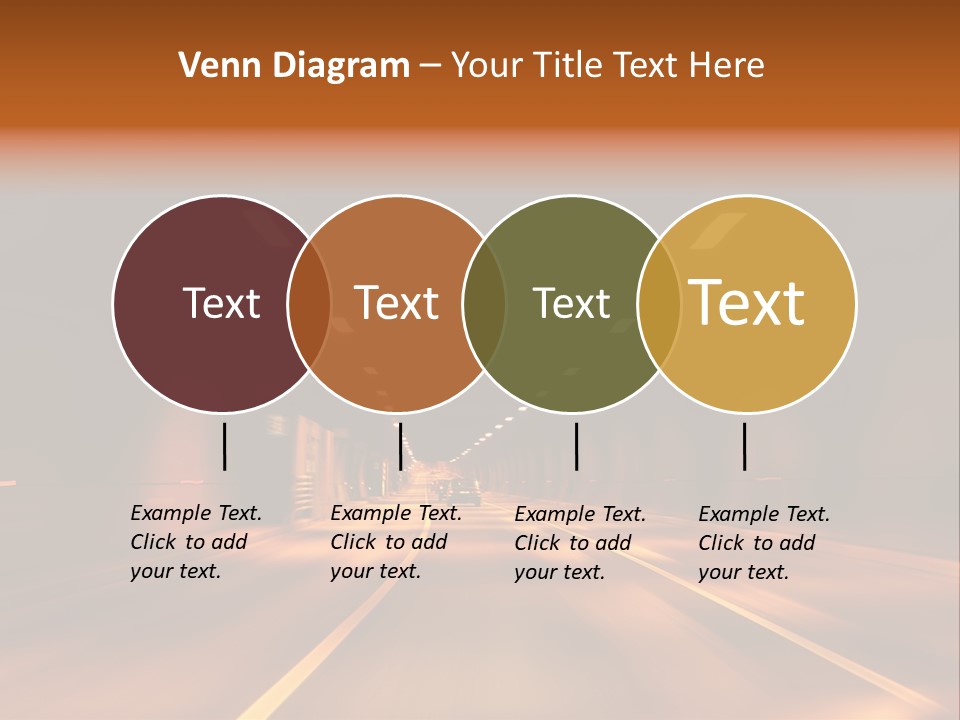 Blur Road Automobile PowerPoint Template