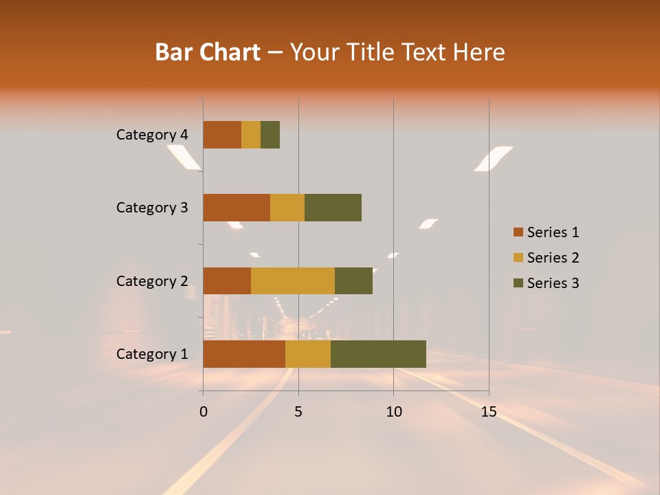 Blur Road Automobile PowerPoint Template