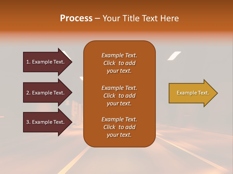 Blur Road Automobile PowerPoint Template
