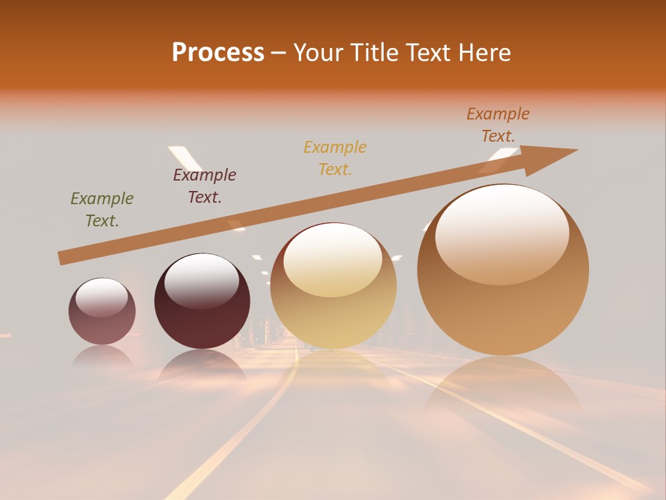 Blur Road Automobile PowerPoint Template