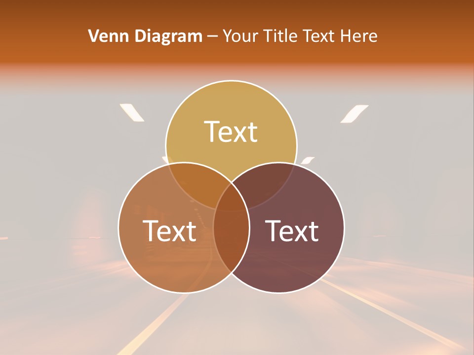 Blur Road Automobile PowerPoint Template