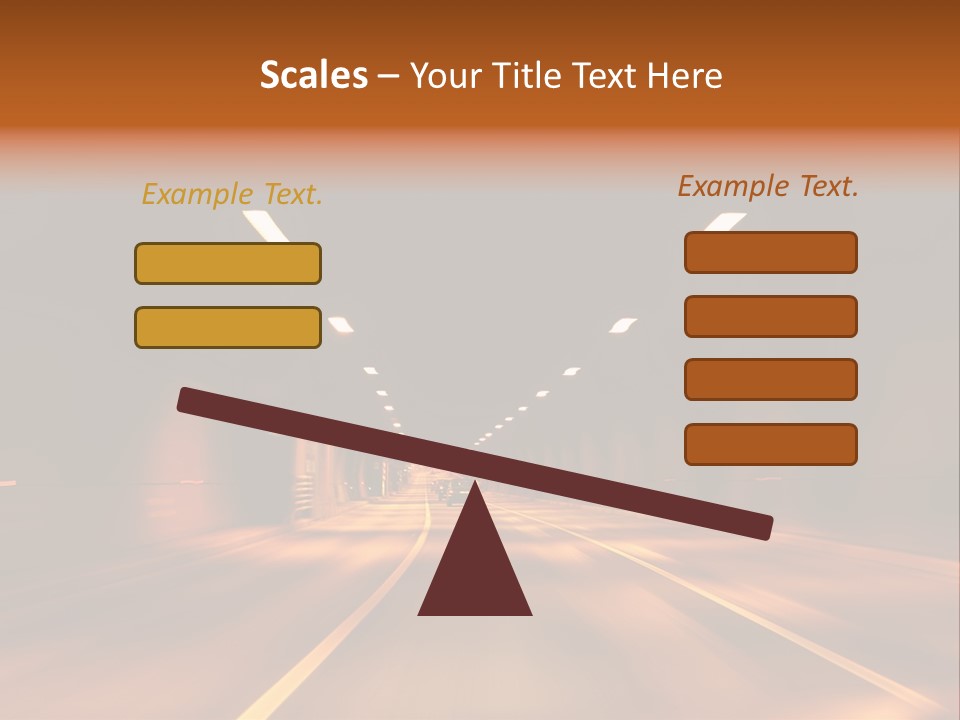 Blur Road Automobile PowerPoint Template