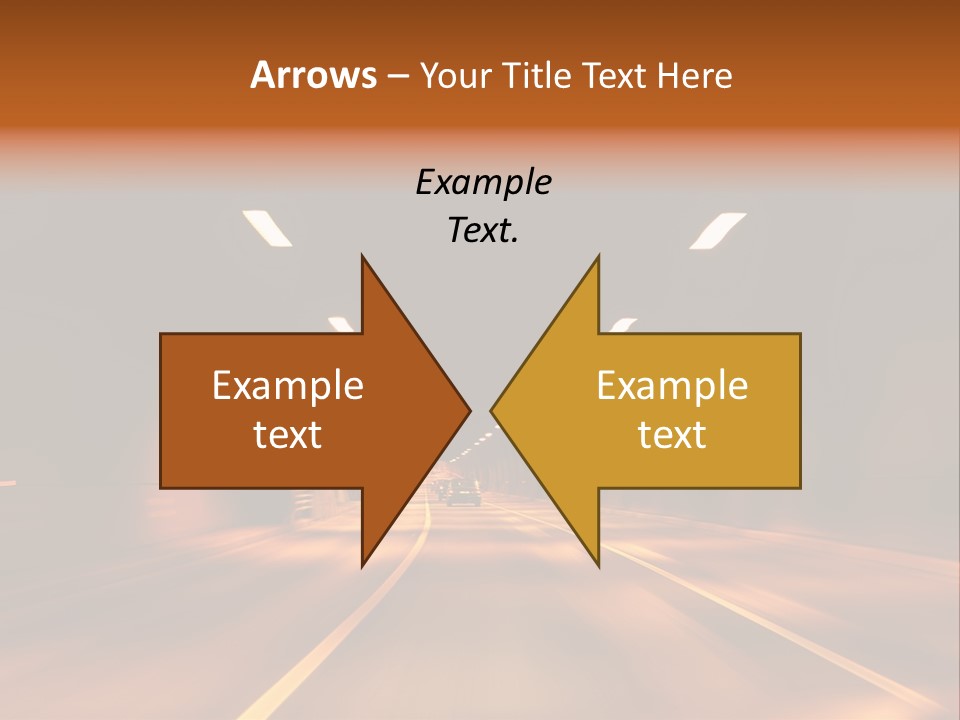 Blur Road Automobile PowerPoint Template