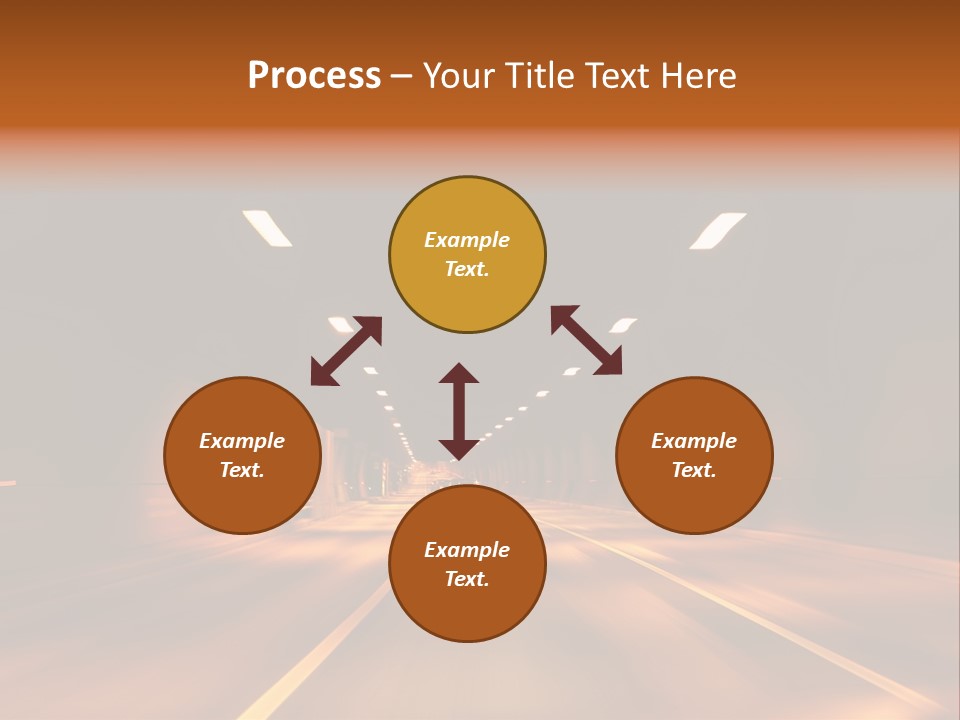 Blur Road Automobile PowerPoint Template