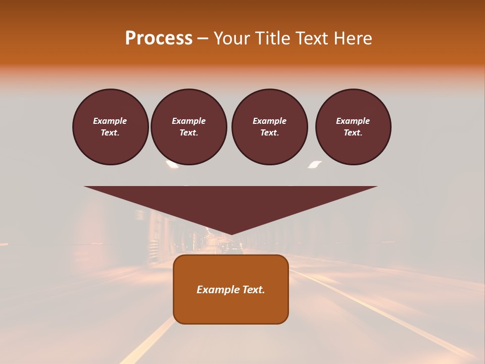 Blur Road Automobile PowerPoint Template