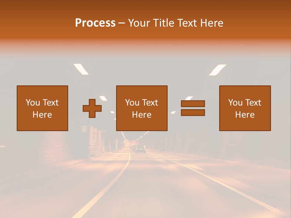 Blur Road Automobile PowerPoint Template