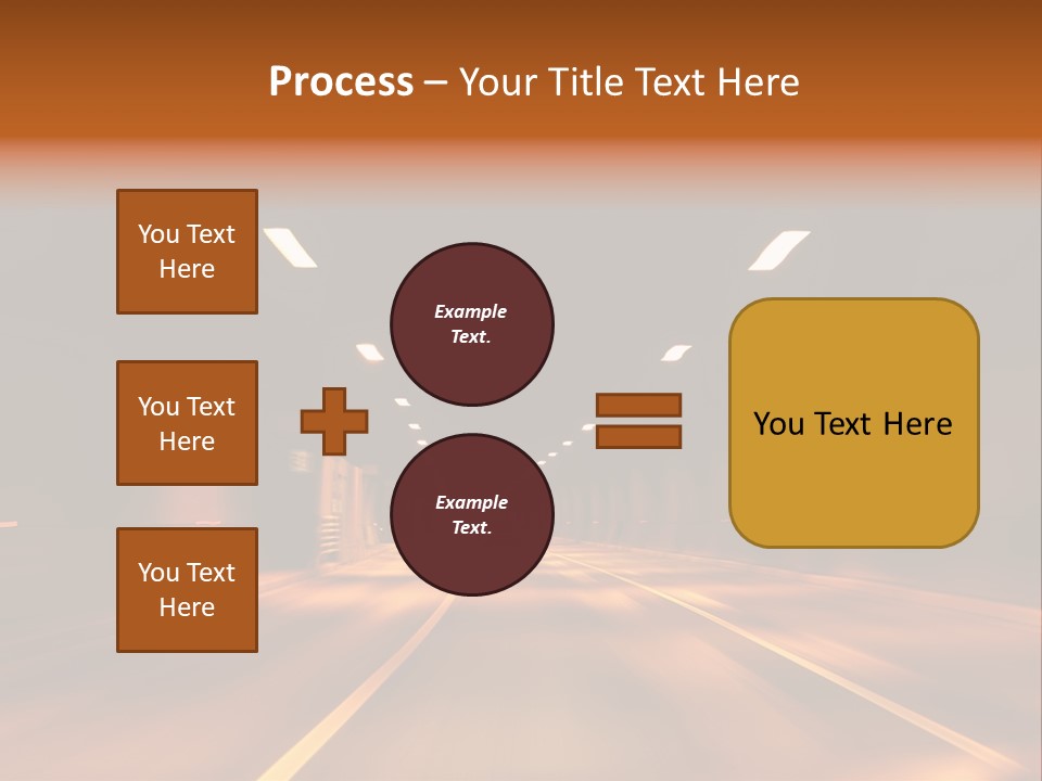 Blur Road Automobile PowerPoint Template