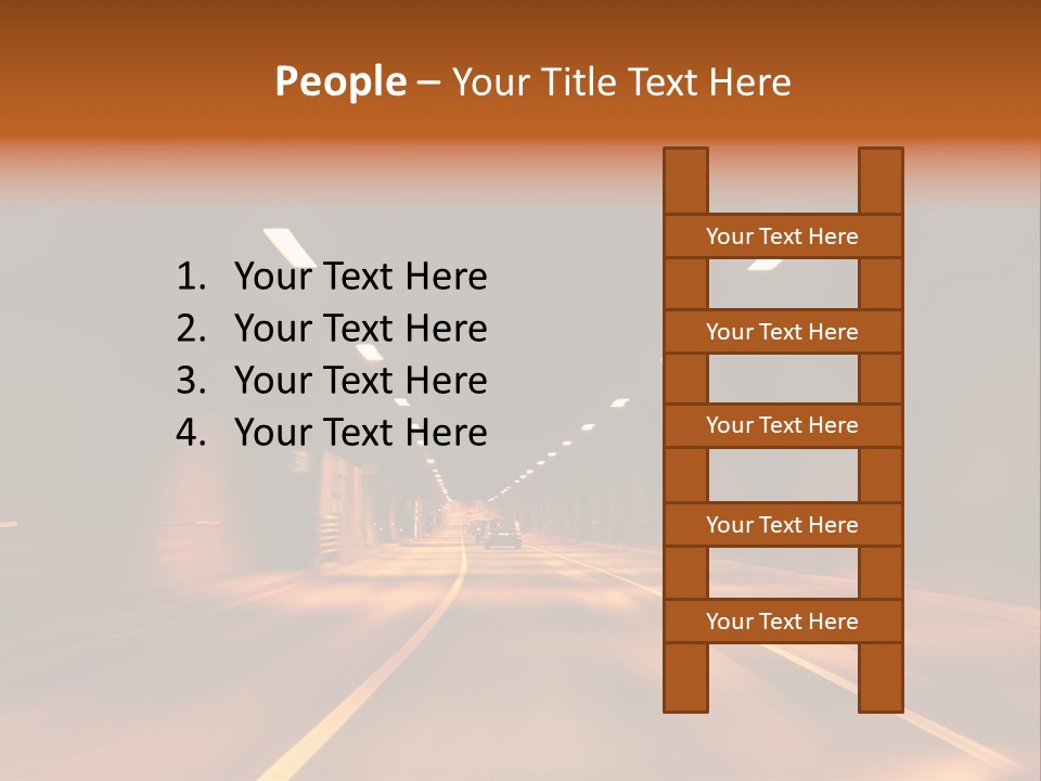 Blur Road Automobile PowerPoint Template