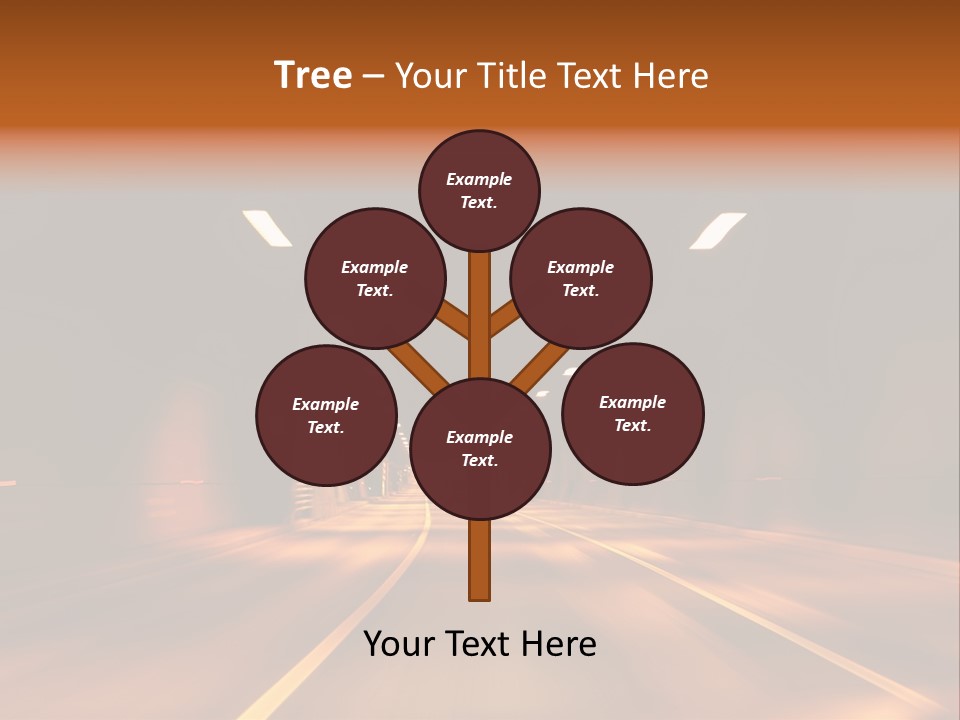 Blur Road Automobile PowerPoint Template
