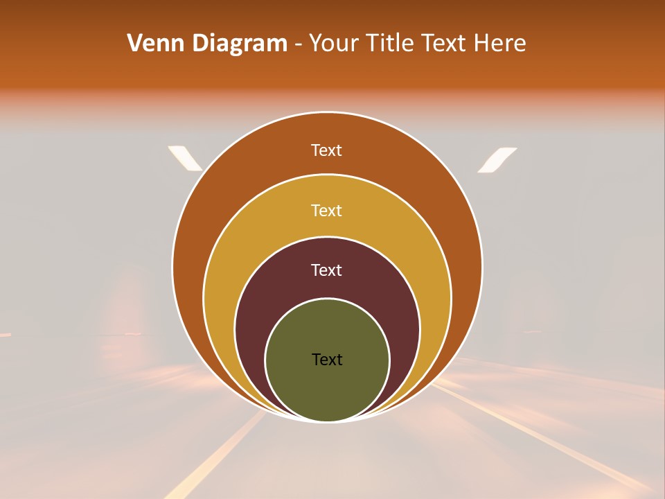 Blur Road Automobile PowerPoint Template