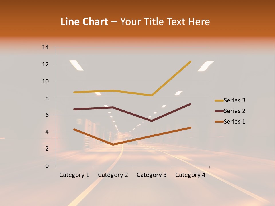 Blur Road Automobile PowerPoint Template