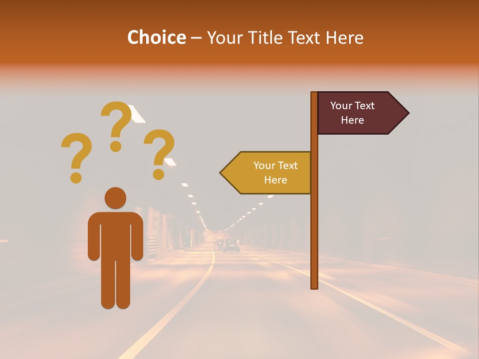 Blur Road Automobile PowerPoint Template
