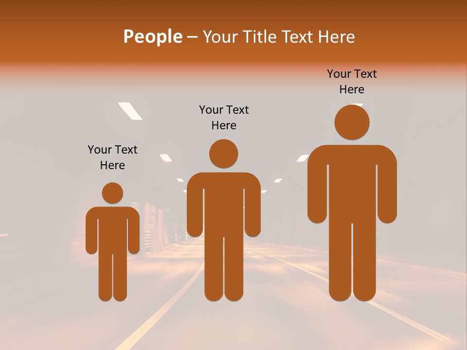 Blur Road Automobile PowerPoint Template