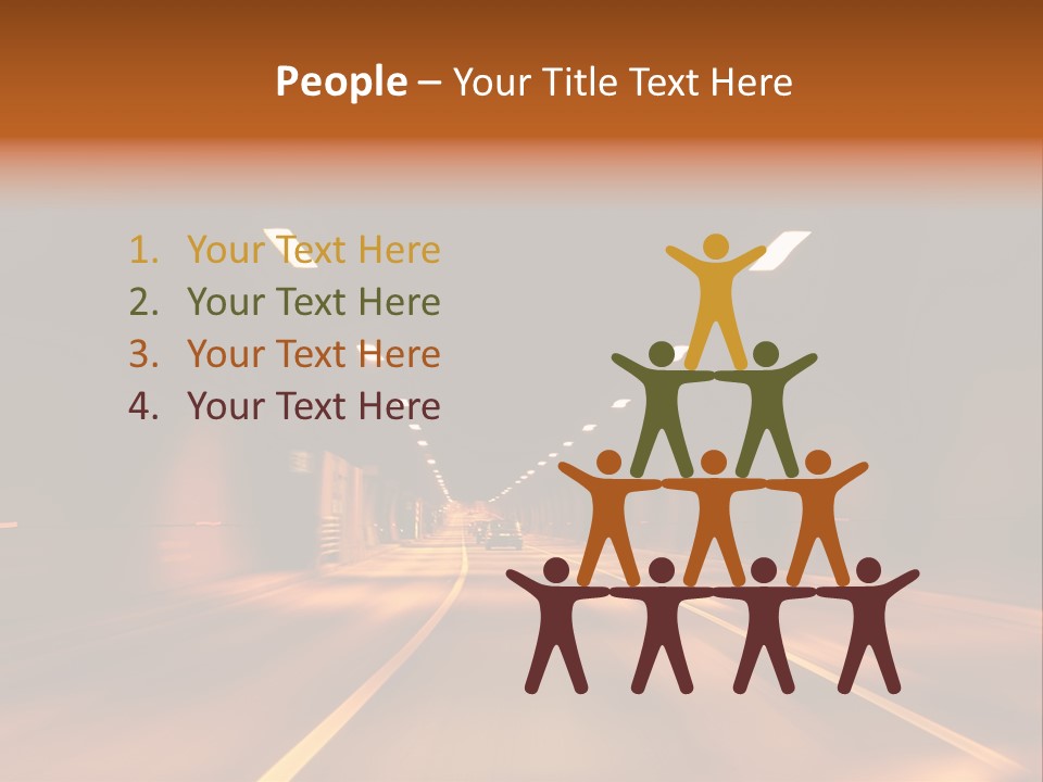 Blur Road Automobile PowerPoint Template